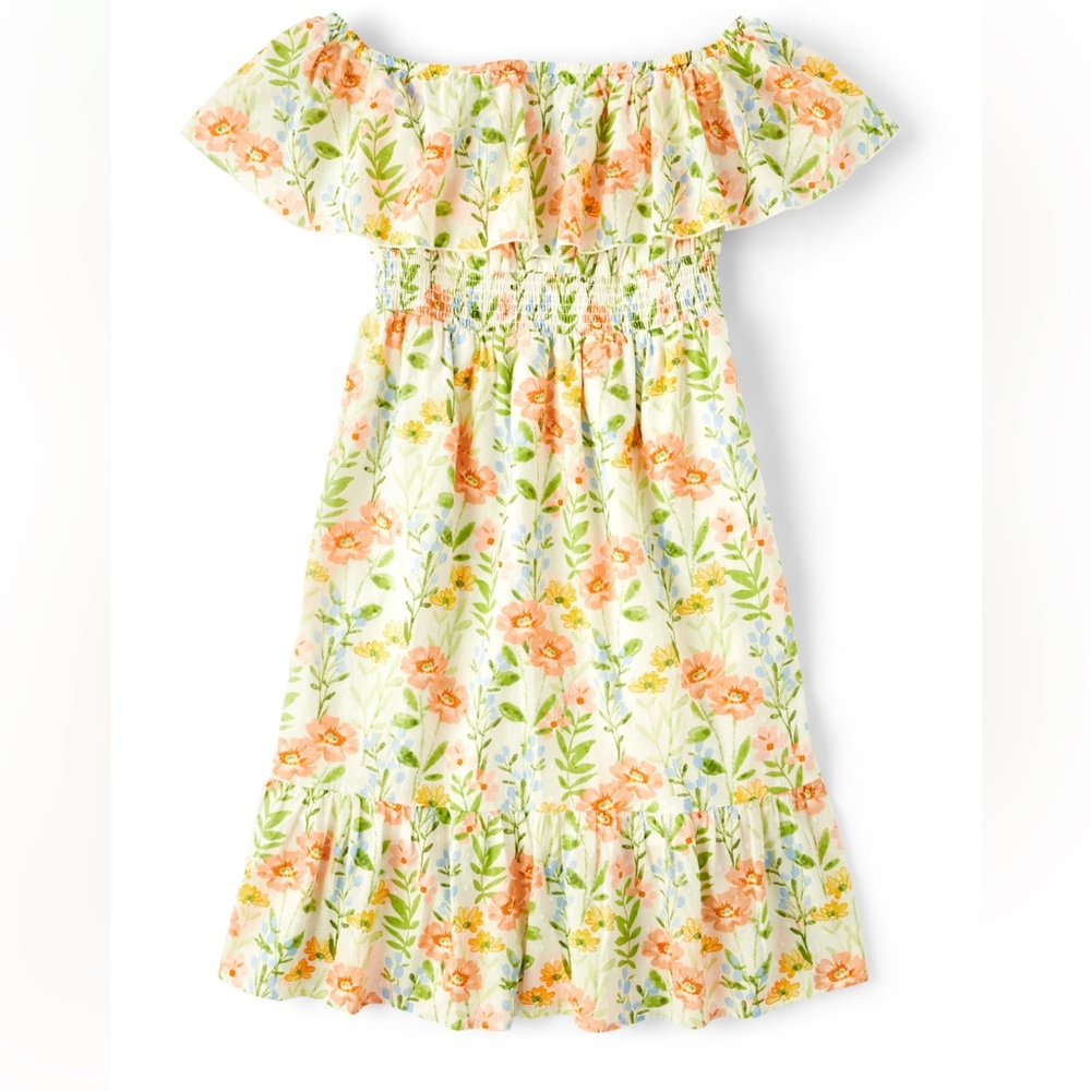 🌱🦢4 FOR $15!🦢🌱 Gymboree floral off shoulder prairie dress